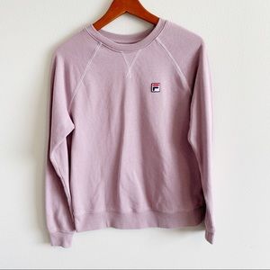 FILA Ladies' Heritage French Terry Crewneck
